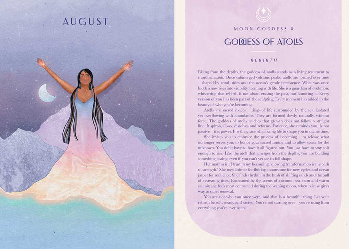2027 Moon Goddess Planner Calendar - Northern Hemisphere by Nicci Garaicoa