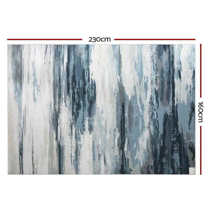 Artiss Floor Rug 160x230 Washable Mat Carpet Short Pile Poca -Home Living Store - -