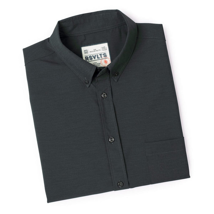 RSVLTS RSVLTS RSVLTS "Blackened Pearl" _ KUNUFLEX Short Sleeve Shirt