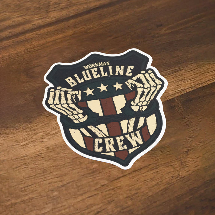 Blue Line Crew - Sticker