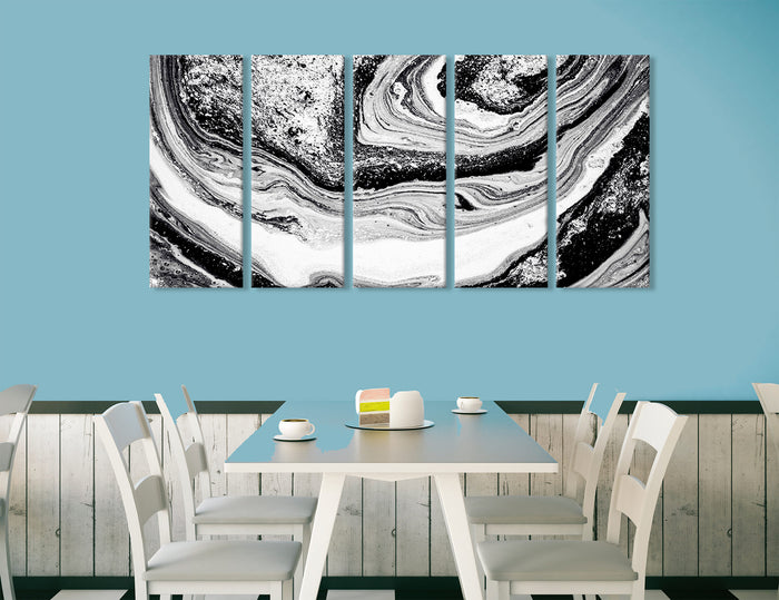 BW Abstract Canvas Print #1347