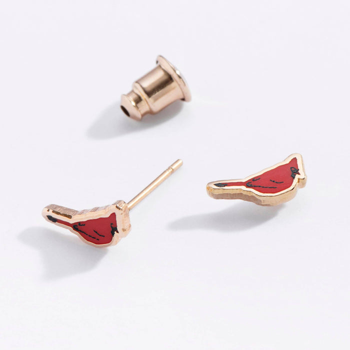 Cardinal Studs