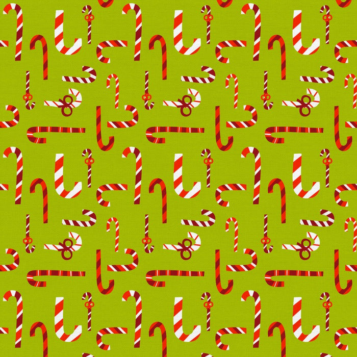Christmas Town Candy Canes- Lime Green