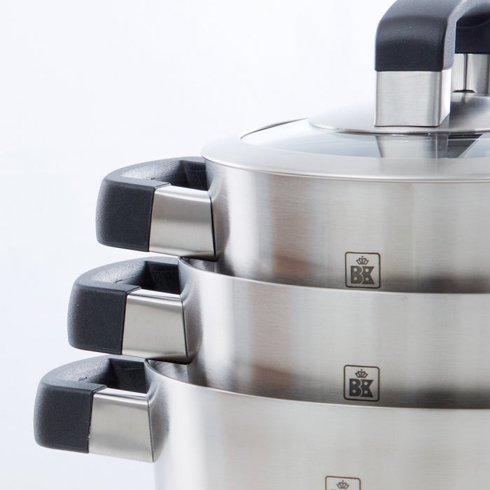 Conical Cool Glas pannenset 4-delig stackable