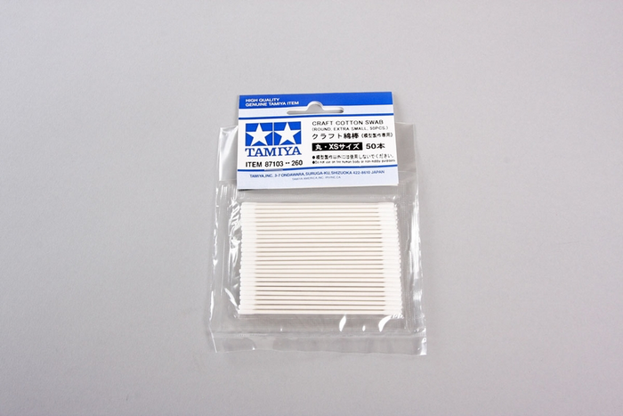 Craft Cotton Swabs (round extra small) Tamiya 87103