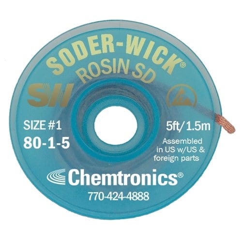 Desoldering Wick by Chemtronics - The Pi Hut