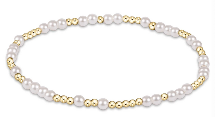 ENEWTON EGIRL HOPEUNWRITTEN PEARL 3MM BRACELET