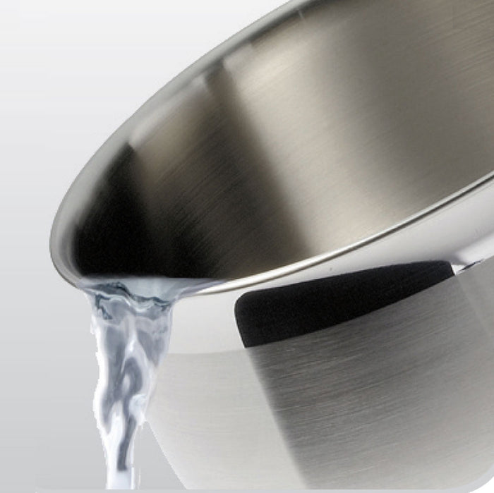 Excellent pannenset 4-delig zilver, met water