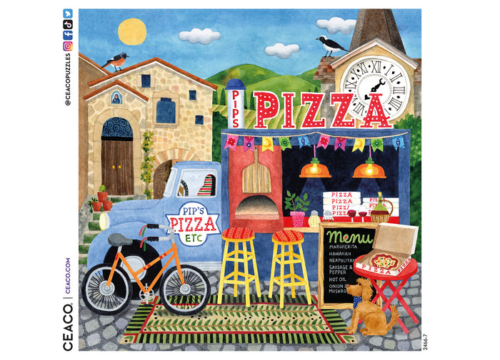 Food Trucks - Pip's Pizza Truck - 500 Piece Puzzle
