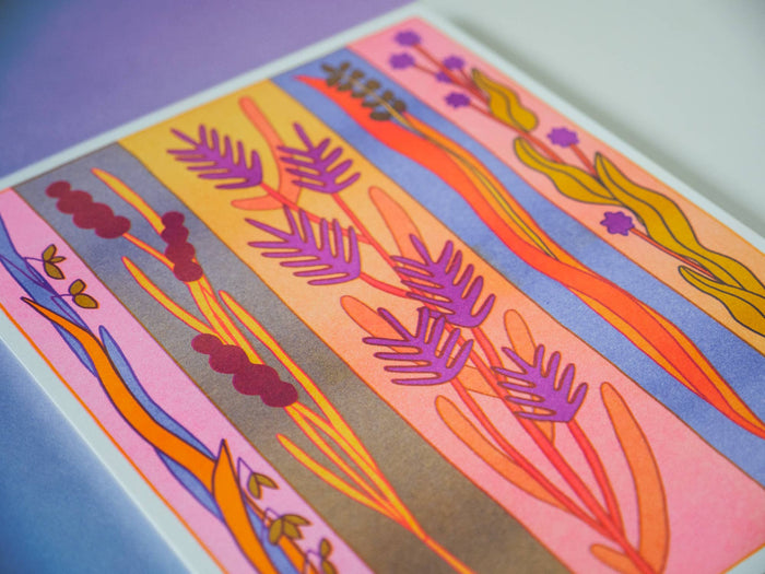 Grain Time - Risograph Art Print