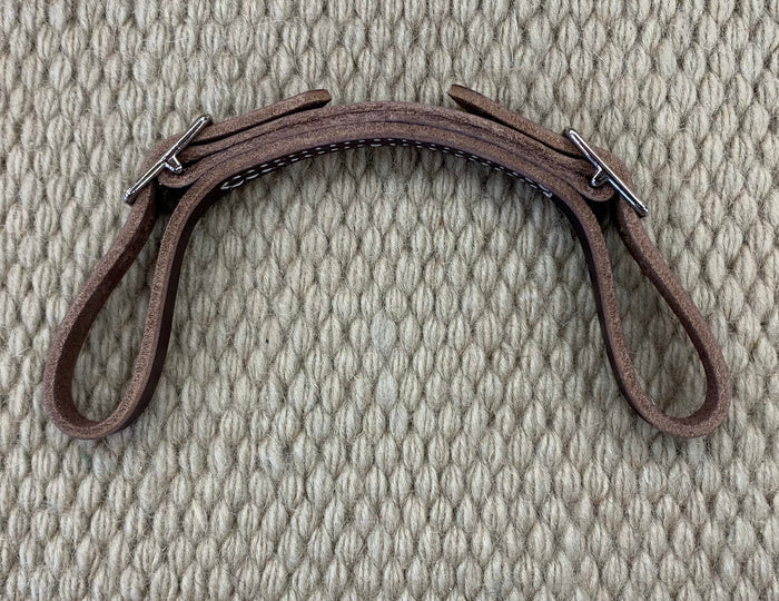 CURB STRAP - CS13 - 1/2" Double Buckle Latigo