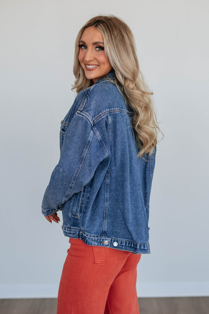 Jessi Denim Jacket - Dark Wash