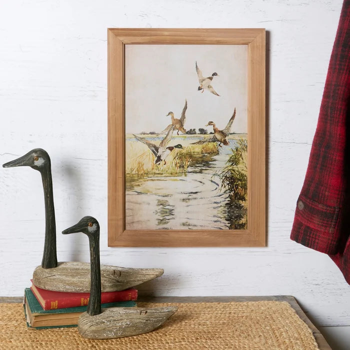 Mallards Framed Wall Art 14" x 20"