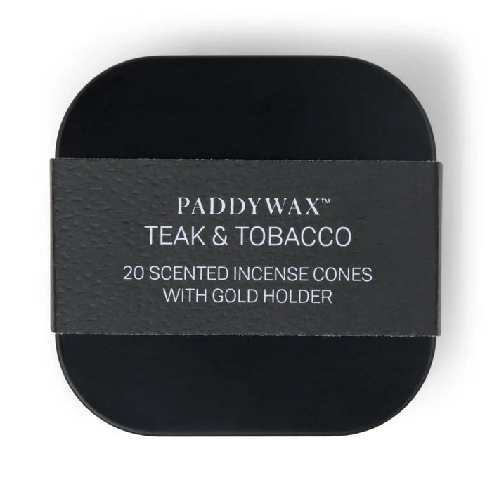Metal Incense Tin | Teak & Tobacco