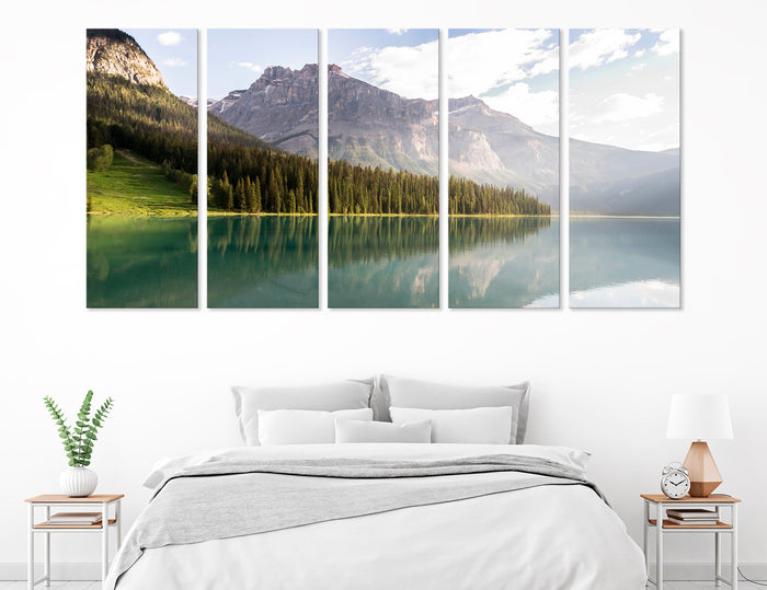 Mountain Lake Canvas Print #7218