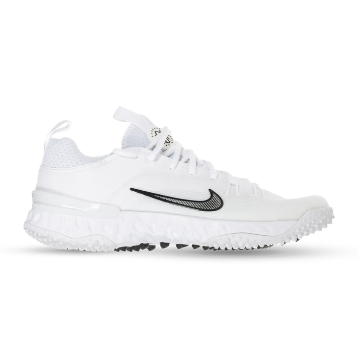 Nike Huarache 9 Elite Lacrosse Turf Shoes - White/Black