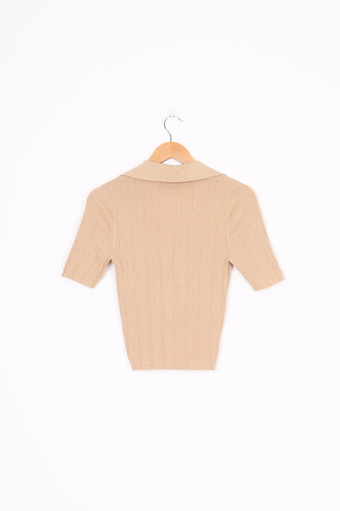 & Other Stories Womens Beige Top Size S
