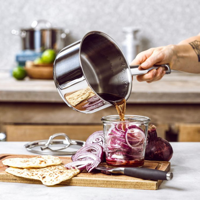 Profiline pannenset 7-delig zilver met ajuin
