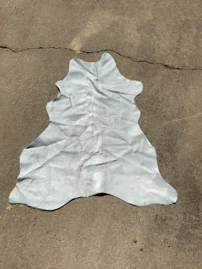 Rare Calf White Hide Brazilian 3’ x 2’