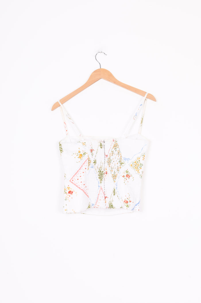 Reformation Womens White Top Size 8