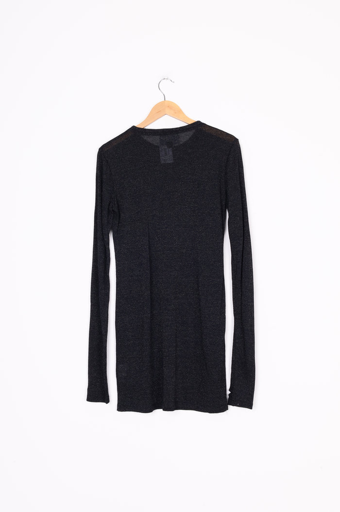 Ricochet Womens Black Top Size 12