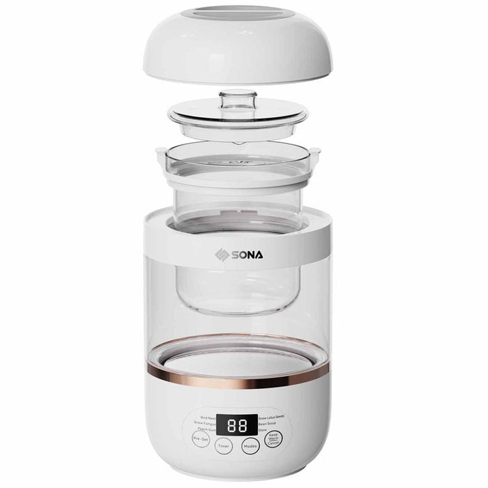 SBN1086 0.7L BIRD NEST DIGITAL DOUBLE BOILER
