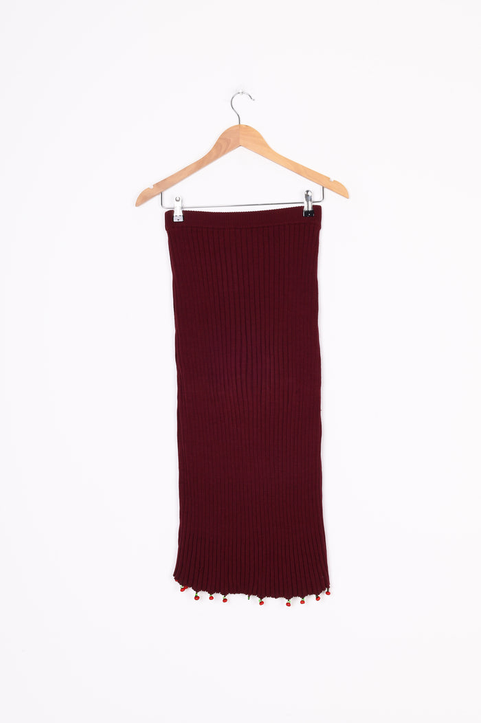 Staud Womens Red Skirt Size XS