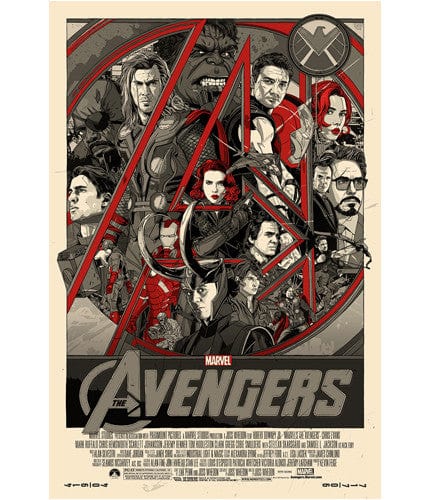 The Avengers Variant Tyler Stout poster