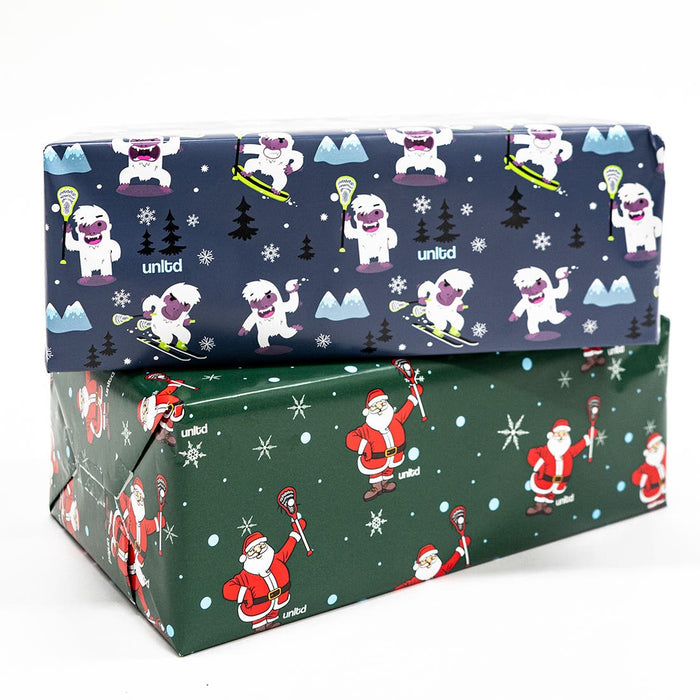 Yeti and Santa Wrapping Papers