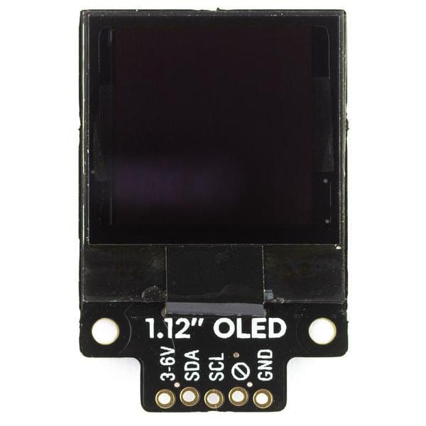 1.12" Mono OLED (128x128, white/black) Breakout - I2C by Pimoroni - The Pi Hut