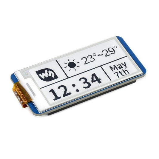 2.13" Black/White E-Ink E-Paper Display Module for Raspberry Pi Pico (250×122) by Waveshare - The Pi Hut