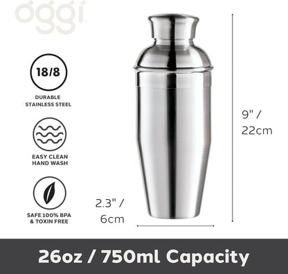 26oz Classic Cocktail Shaker