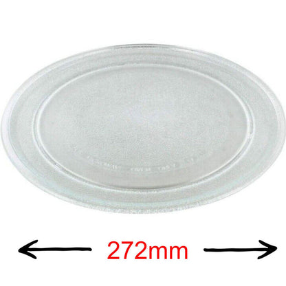 272mm Turntable Glass Plate Microwave Oven Circular Flat Profile Dish Universal – 75UN19