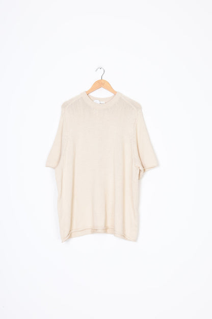 322Workhouse Womens Beige Top Size L