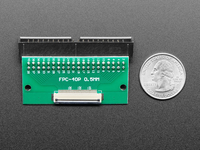40-pin FPC to Right Angle 2x20 IDC Male Plug Header Adapter by The Pi Hut - The Pi Hut