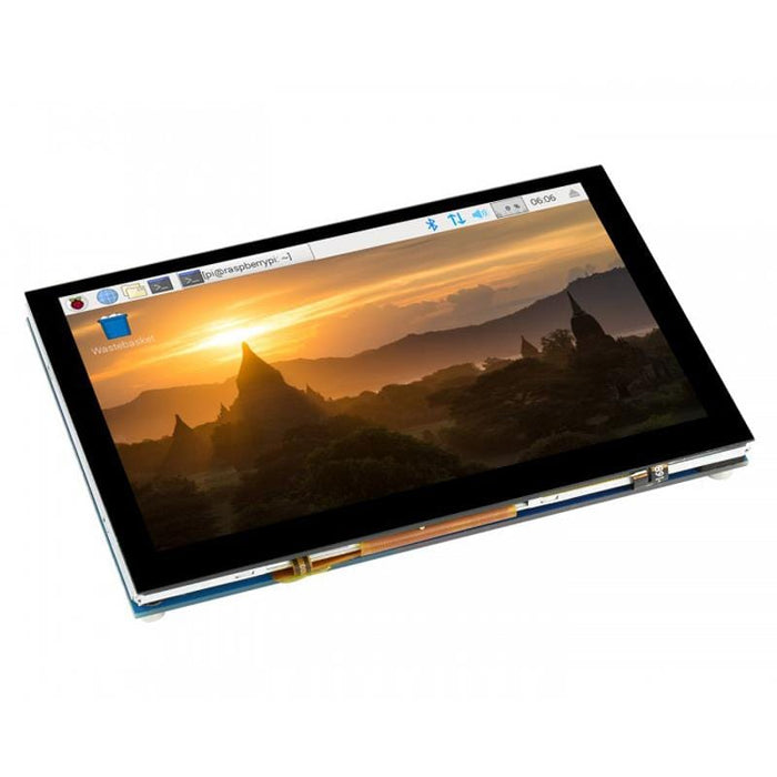 5" DSI Capacitive Touch Display for Raspberry Pi (800×480) by Waveshare - The Pi Hut