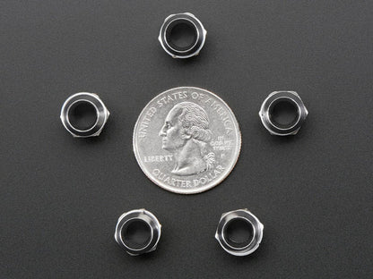 5mm Chromed Metal Narrow Bevel LED Holder - Pack of 5 by The Pi Hut - The Pi Hut