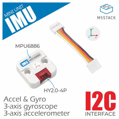 6-Axis IMU Unit(MPU6886) - m5stack-store