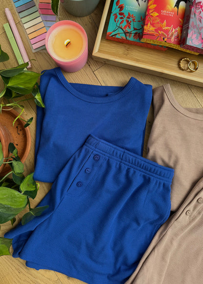 loml lounge set in blue