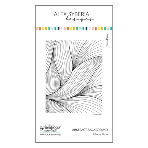 Abstract Background Press+Hot Foil Plate
