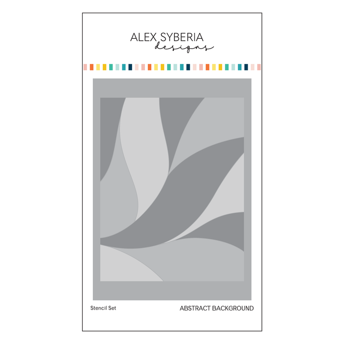 Abstract Background Stencil Set