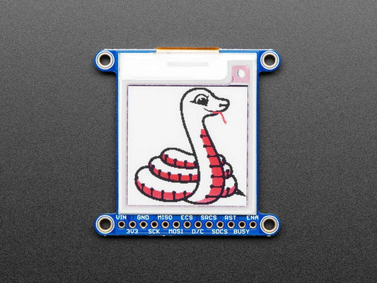 Adafruit 1.54" 152x152 Tri-Color eInk / ePaper Display with SRAM (152x152 with IL0373) [Discontinued] by Adafruit - The Pi Hut