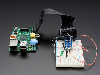 Adafruit Assembled Pi T-Cobbler Breakout for Raspberry Pi [discontinued] by Adafruit - The Pi Hut