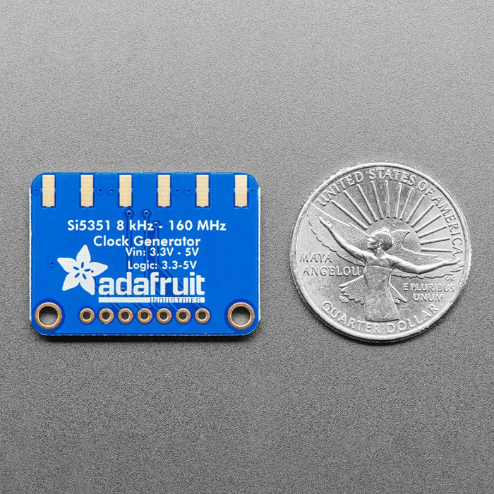 Adafruit Si5351A Clock Generator Breakout Board - 8KHz to 160MHz by Adafruit - The Pi Hut