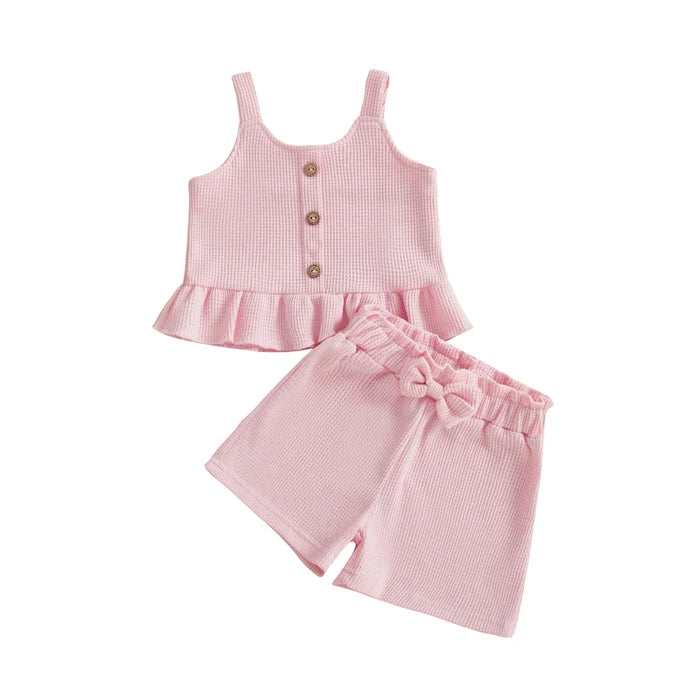 ADELINE Waffle Knit Summer Outfit