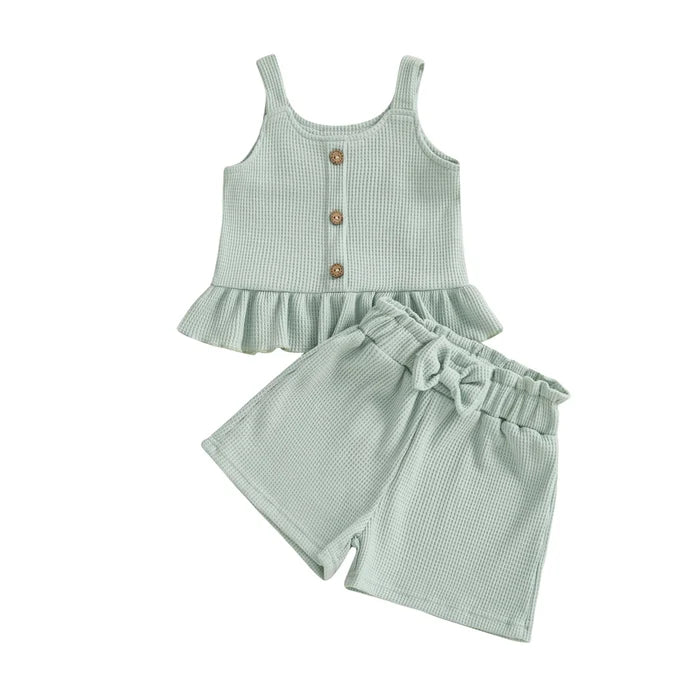 ADELINE Waffle Knit Summer Outfit