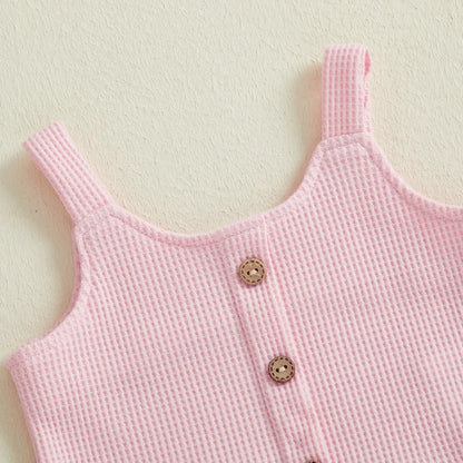 ADELINE Waffle Knit Summer Outfit