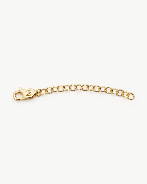 Adjustable Chain Necklace Extender | 18k Recycled Gold Vermeil Extender Missoma
