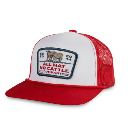 All Hat No Cattle Cap Hat Red