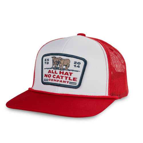 All Hat No Cattle Cap Hat Red